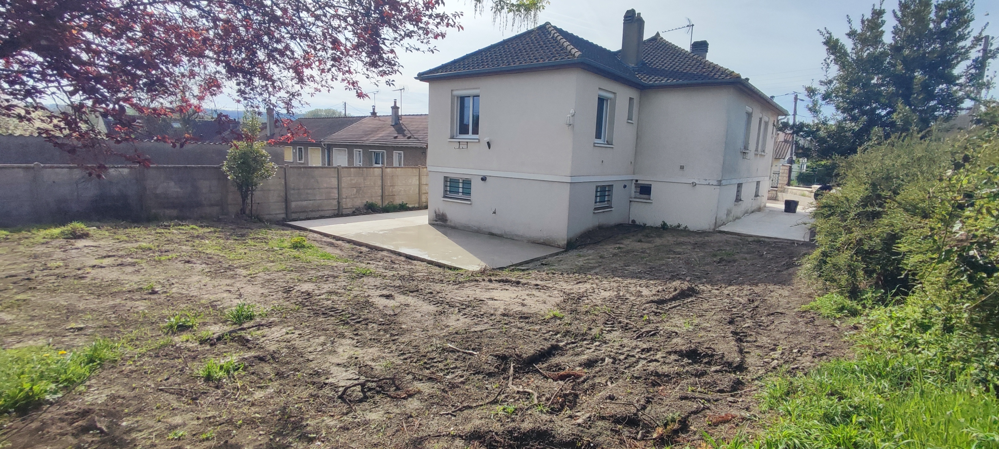 Prix moyen terrassement Poissy